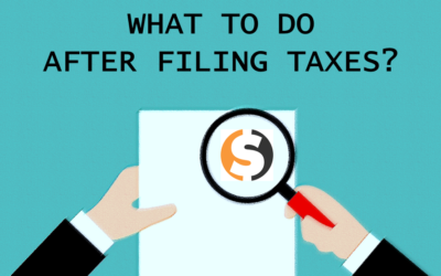 What To Do After Filing Your Taxes?