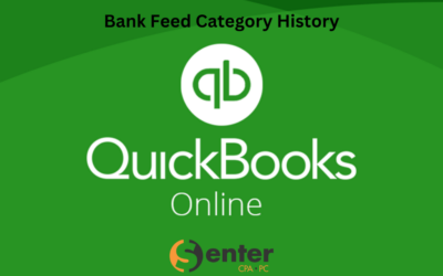 QuickBooks Online Bank Feed Category History